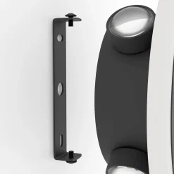 Eglo Vägglampa Talamello 1 Aluminium Svart Vit 12W 1450lm - 830 Varm Vit