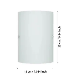 Eglo Vägglampa Troy 3 Stål | Passande För 1x E14