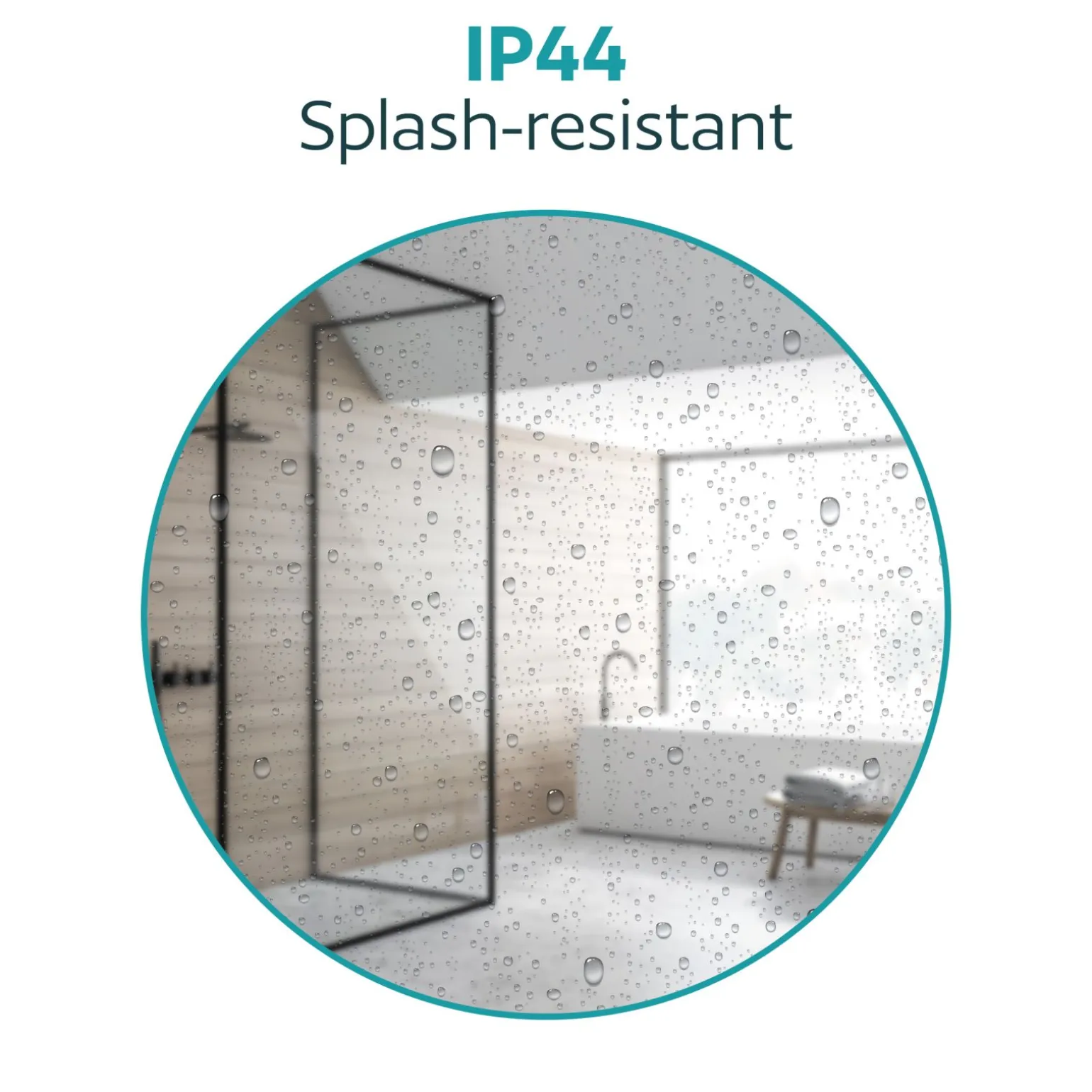 Eglo Vägglampa Vadumi Plast Krom 14W 1700lm - 840 Kallvit | IP44