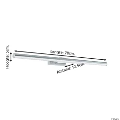 Eglo Vägglampa Vadumi Plast Krom 14W 1700lm - 840 Kallvit | IP44