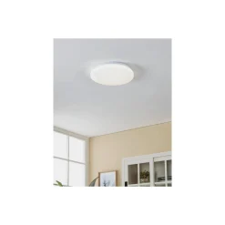 Eglo Vägg och Taklampa Frania-S Stål Vit 18W 1850lm - 840 Kallvit | IP44