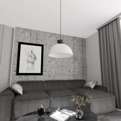 Emibig Pendellampa Lunaro Stål Vit | Passande för 1x GX53 - Max 12W