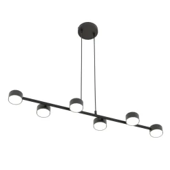 Emibig Pendellampa Megara Stål Svart | Passande för 6x GX53 - Max 12W