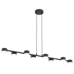 Emibig Pendellampa Megara Stål Svart | Passande för 8x GX53 - Max 12W