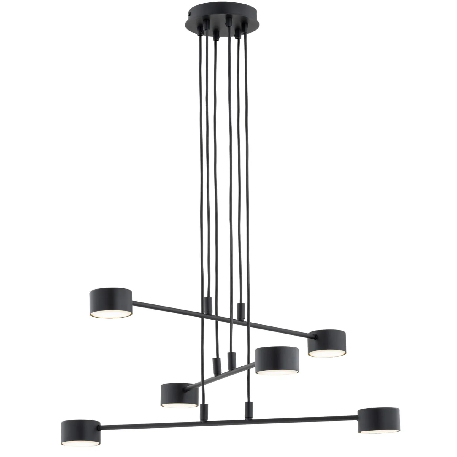 Emibig Pendellampa Modus Stål Svart | Passande för 6x GX53 - Max 12W