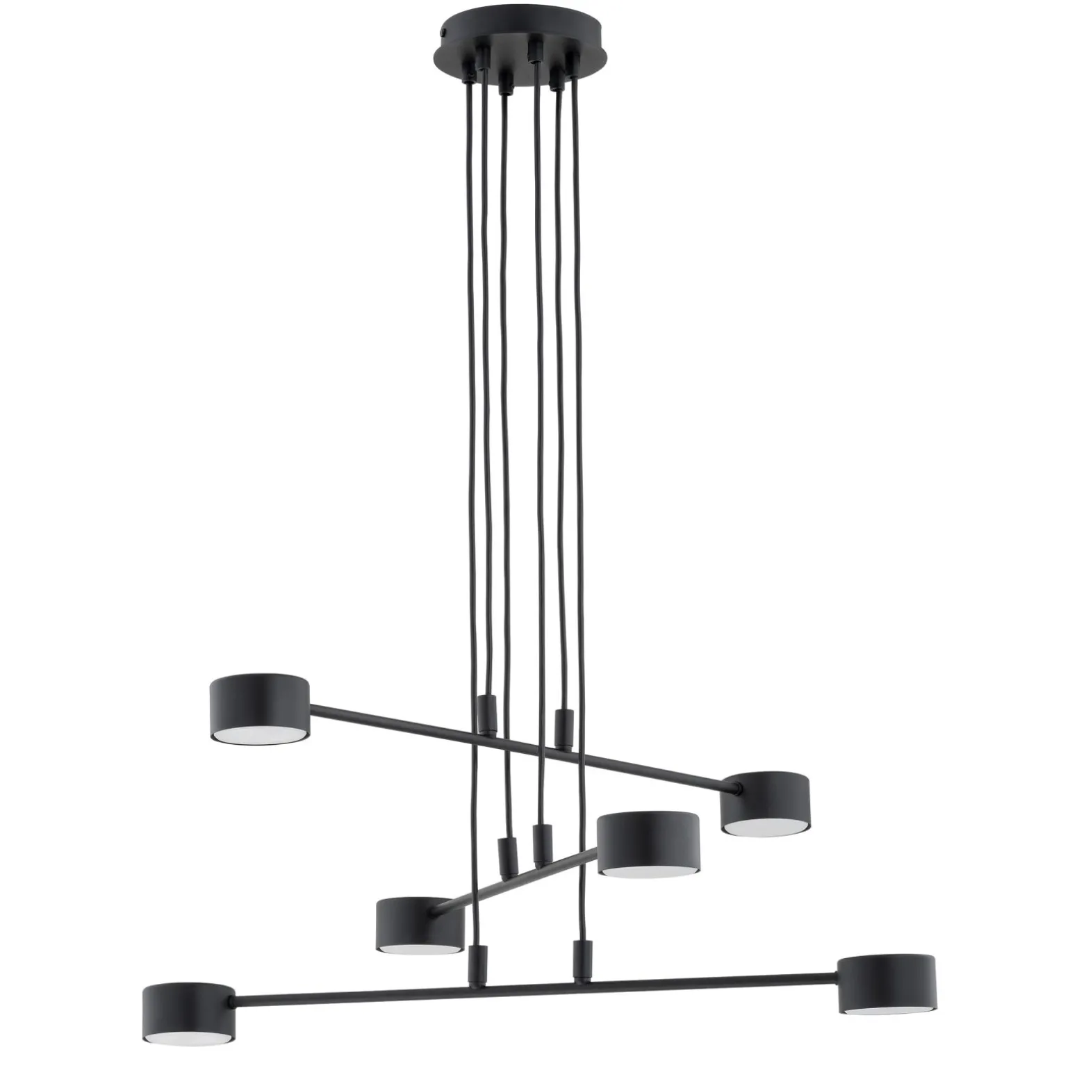 Emibig Pendellampa Modus Stål Svart | Passande för 6x GX53 - Max 12W