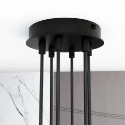 Emibig Pendellampa Modus Stål Svart | Passande för 6x GX53 - Max 12W