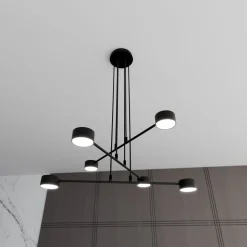 Emibig Pendellampa Modus Stål Svart | Passande för 6x GX53 - Max 12W