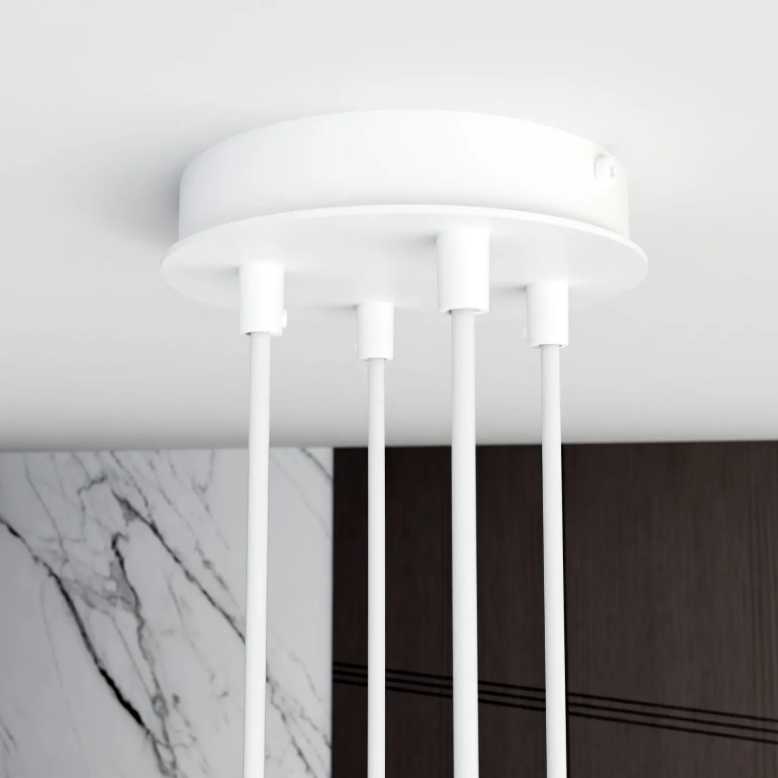 Emibig Pendellampa Modus Stål Vit | Passande för 5x GX53 - Max 12W