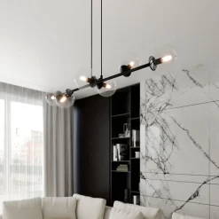 Emibig Pendellampa Rossi Stål Svart | Passande för 6x E14 - Max 10W