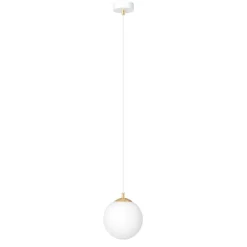 Emibig Pendellampa Royal Stål Vit | Passande för 1x E14 - Max 10W