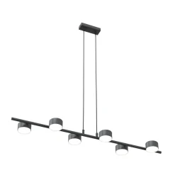 Emibig Pendellampa Sora Stål Svart | Passande för 6x GX53 - Max 12W