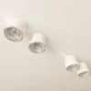 Emibig Taklampa Nano Stål Vit | Passande för 4x GU10 (AR111) - Max 12W