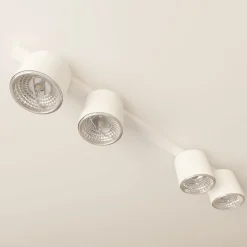Emibig Taklampa Nano Stål Vit | Passande för 4x GU10 (AR111) - Max 12W