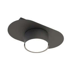 Emibig Taklampa Stilo Stål Svart | Passande för 1x GX53 - Max 12W