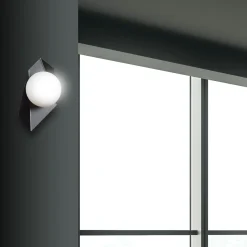 Emibig Vägglampa Drifton Stål Svart | Passande för 1x E14 - Max 10W