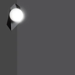 Emibig Vägglampa Drifton Stål Svart | Passande för 1x E14 - Max 10W