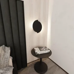 Emibig Vägglampa Form Stål Svart | Passande för 1x G9 - Max 8W