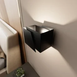 Emibig Vägglampa Frost Stål Svart | Passande för 1x G9 - Max 8W