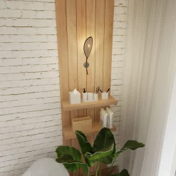 Emibig Vägglampa Lotus Stål Svart | Passande för 1x E14 - Max 10W
