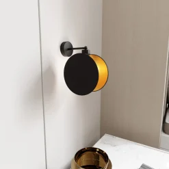 Emibig Vägglampa Motif Stål Svart | Passande för 1x E27 - Max 15W
