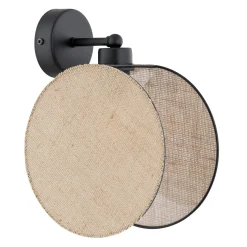 Emibig Vägglampa Motif Stål Svart | Passande för 1x E27 - Max 15W