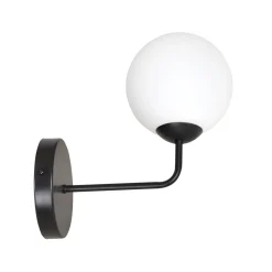 Emibig Vägglampa Pregos Stål Svart | Passande för 1x E14 - Max 10W