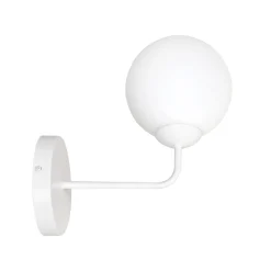 Emibig Vägglampa Pregos Stål Vit | Passande för 1x E14 - Max 10W