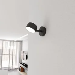 Emibig Vägglampa Sora Stål Svart | Passande för 1x GX53 - Max 12W
