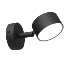 Emibig Vägglampa Sora Stål Svart | Passande för 1x GX53 - Max 12W