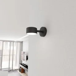 Emibig Vägglampa Sora Stål Svart | Passande för 1x GX53 - Max 12W