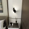 Emibig Vägglampa Spiner Stål Svart | Passande för 1x G9 - Max 8W