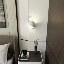 Emibig Vägglampa Spiner Stål Vit | Passande för 1x G9 - Max 8W