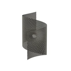 Emibig Vägglampa Spiral Stål Svart | Passande för 1x G9 - Max 8W