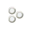Flerpack 3x Eglo Infälld Spot Fueva 6 Plast Satin Nickel 11.1W 1350lm - 827-840-865 CCT