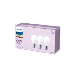 Flerpack 3x Philips Lampa LED E27 Spot Matt 7W 806lm - 827 Extra Varm Vit