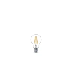 Flerpack 6x Philips Lampa LED E27 Päron Filament Klar 7W 850lm - 840 Kallvit