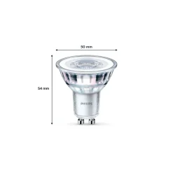 Flerpack 2x Philips LED Spot GU10 PAR16 5W 390lm 36D - 840 Kallvit