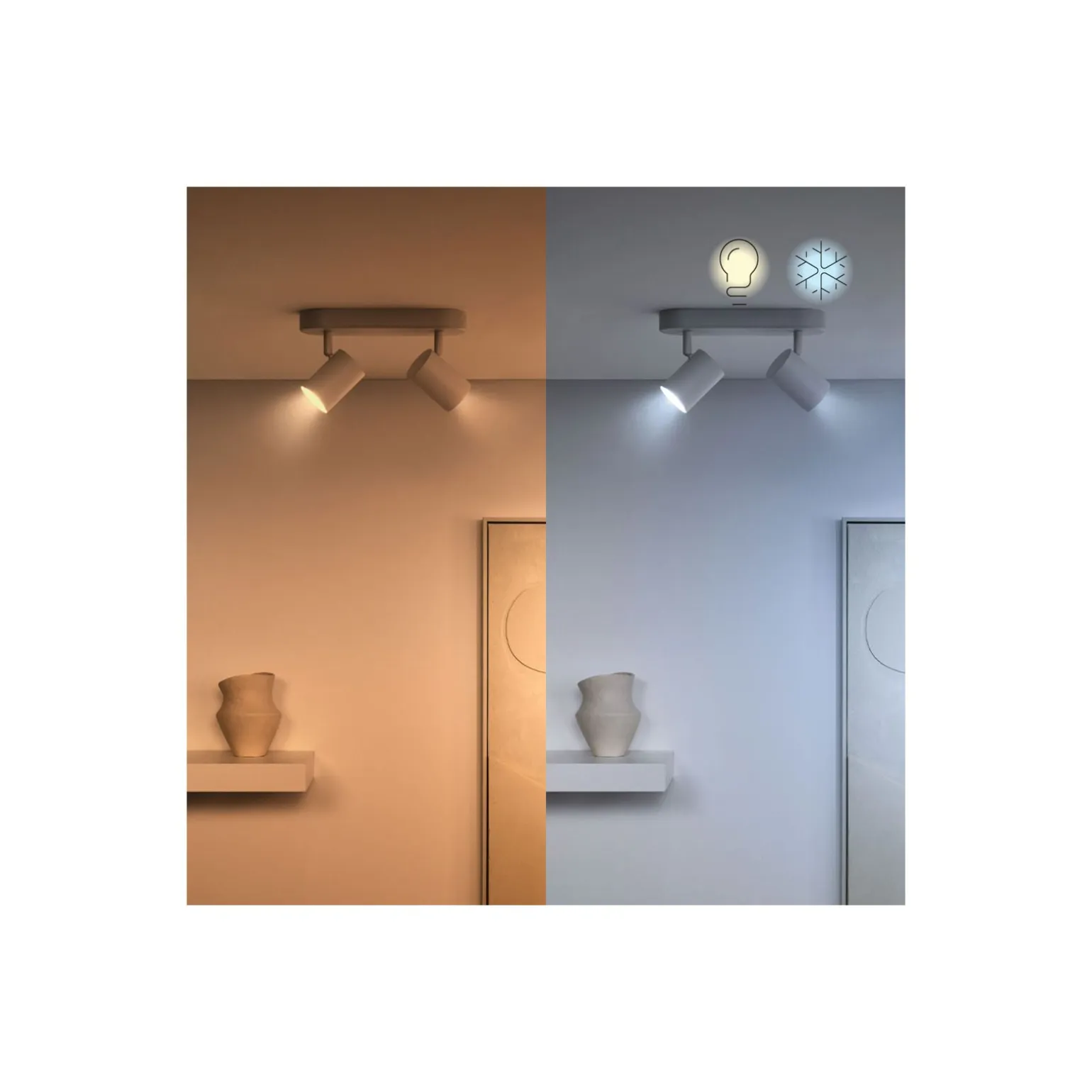 Flerpack 3x WiZ Smart LED Spot GU10 PAR16 5W 400lm 36D | Bästa Färgåtergivning - Dimbar - Ersättare 50W