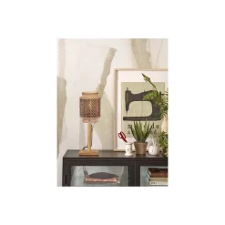 Good&Mojo Bordslampa Bhutan Bambu Brun | Passande för 1x E27