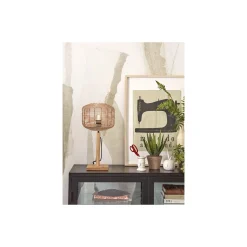 Good&Mojo Bordslampa Tanami Bambu Brun | Passande för 1x E27