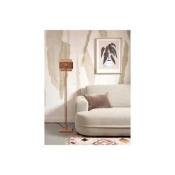 Good&Mojo Golvlampa Bhutan Bambu Brun | Passande för 1x E27