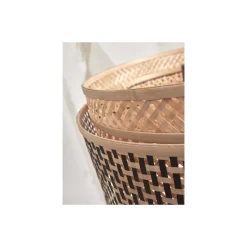 Good&Mojo Golvlampa Bhutan Bambu Brun S | Passande för 1x E27