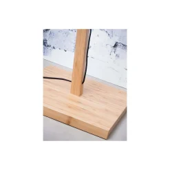 Good&Mojo Golvlampa Bhutan Bambu Brun S | Passande för 1x E27