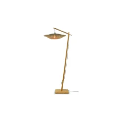 Good&Mojo Golvlampa Kalimantan Bambu Svart | Passande för 1x E27