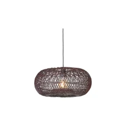 Good&Mojo Pendellampa Arizona Rattan Burgundy S | Passande för 1x E27