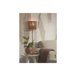 Good&Mojo Vägglampa Iguazu Jute Brun S | Passande för 1x E27