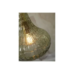 It's about RoMi Pendellampa Venice Glas Grön | Passande för 1x E27