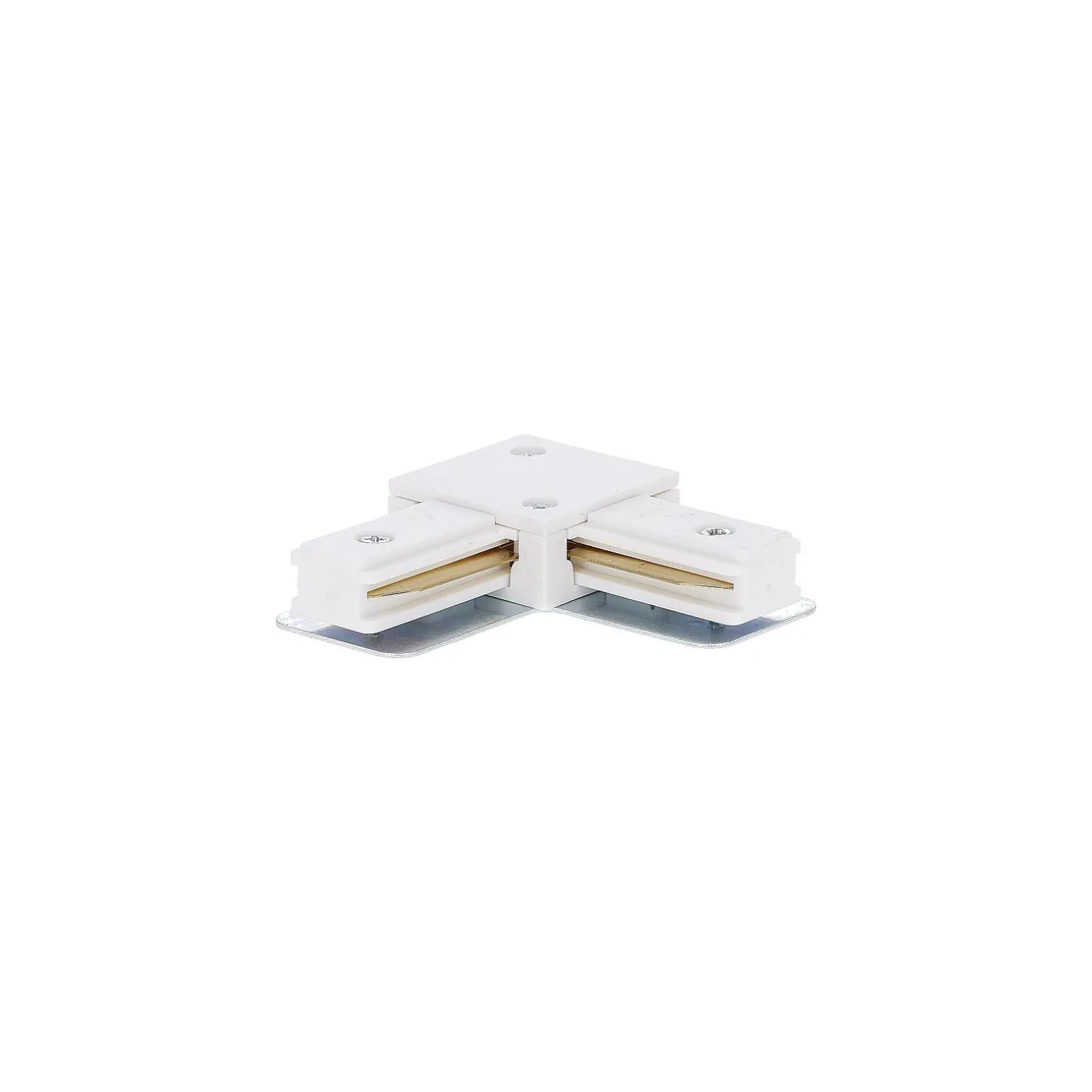 Komplett set 1-Fas Rail L 2 x 2 Meter Vit | incl. 8x Spot + GU10 2700K 3W Dimbar + Ändkåpa, Strömkontakt och L -Anslutningsstycke