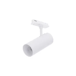 Komplett set 1-Fas Rail 3 Meter Vit | incl. 5x Spot + GU10 2700K 3W Dimbar + Ändkåpa, Strömkontakt och I-Anslutningsstycke